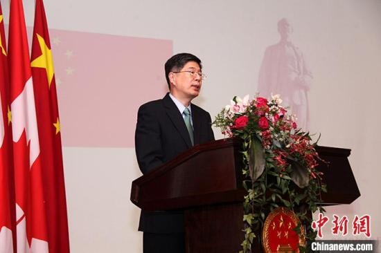 資料圖：中國(guó)駐加大使叢培武。<a target='_blank' href='/'>中新社</a>記者 余瑞冬 攝