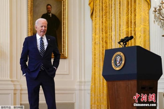 資料圖：美國總統(tǒng)拜登。