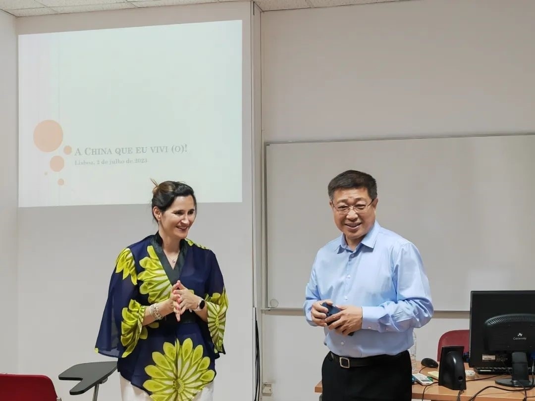 里斯本大學(xué)孔子學(xué)院組織漢語角活動(dòng)。 圖片來源：里斯本大學(xué)孔子學(xué)院公眾號(hào)