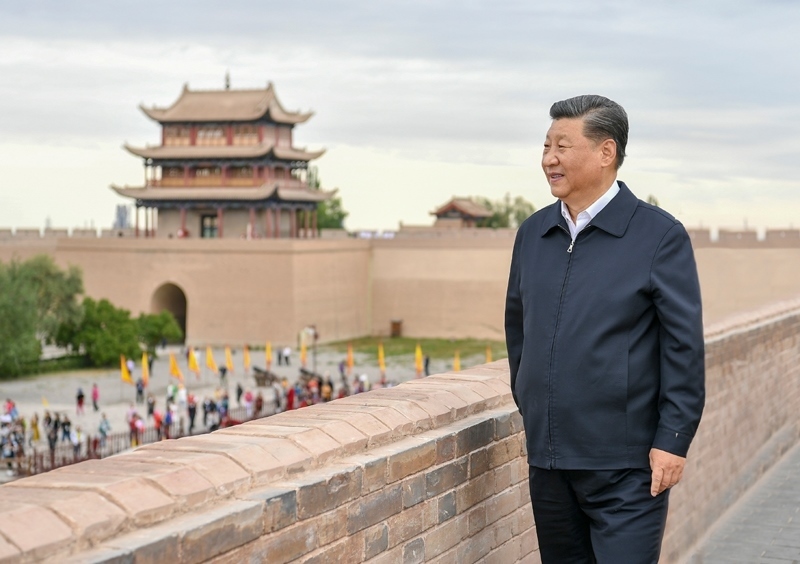 2019年8月20日，習(xí)近平總書記來到嘉峪關(guān)關(guān)城，登上城樓察看關(guān)城整體面貌，聽取河西走廊長城、關(guān)隘歷史文化情況介紹。