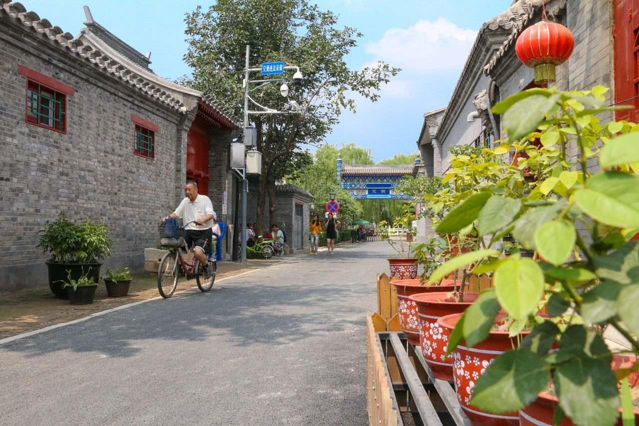  北京市南鑼鼓巷片區(qū)雨兒胡同（2019年7月25日攝）。
