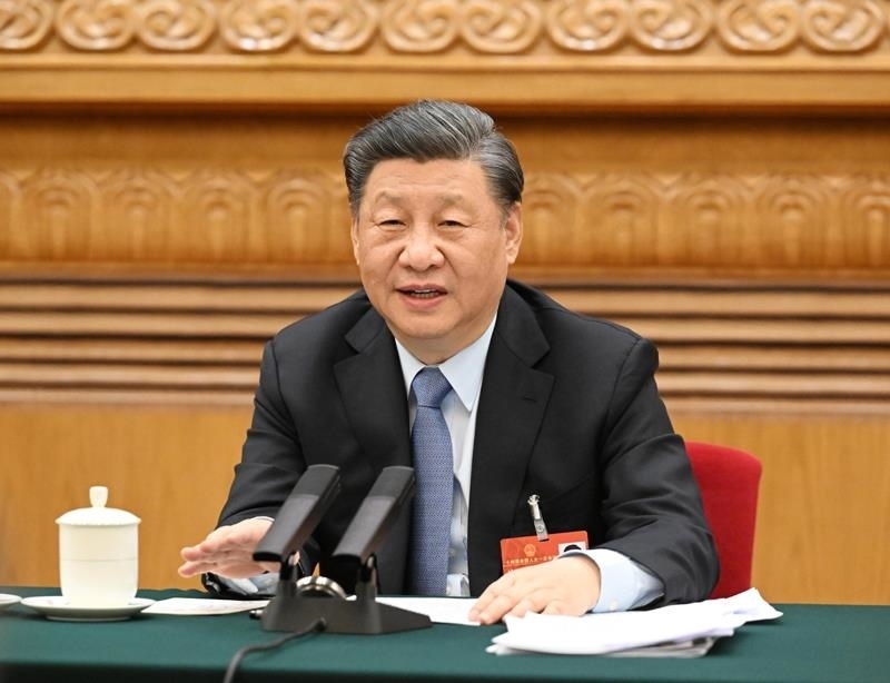 2023年3月5日，習近平總書記參加十四屆全國人大一次會議江蘇代表團審議。