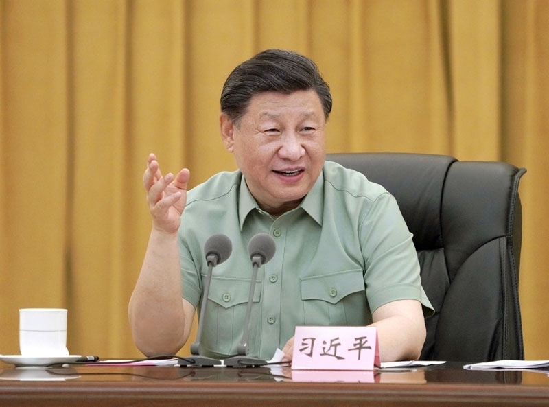 2023年7月26日，習近平到西部戰(zhàn)區(qū)空軍視察。