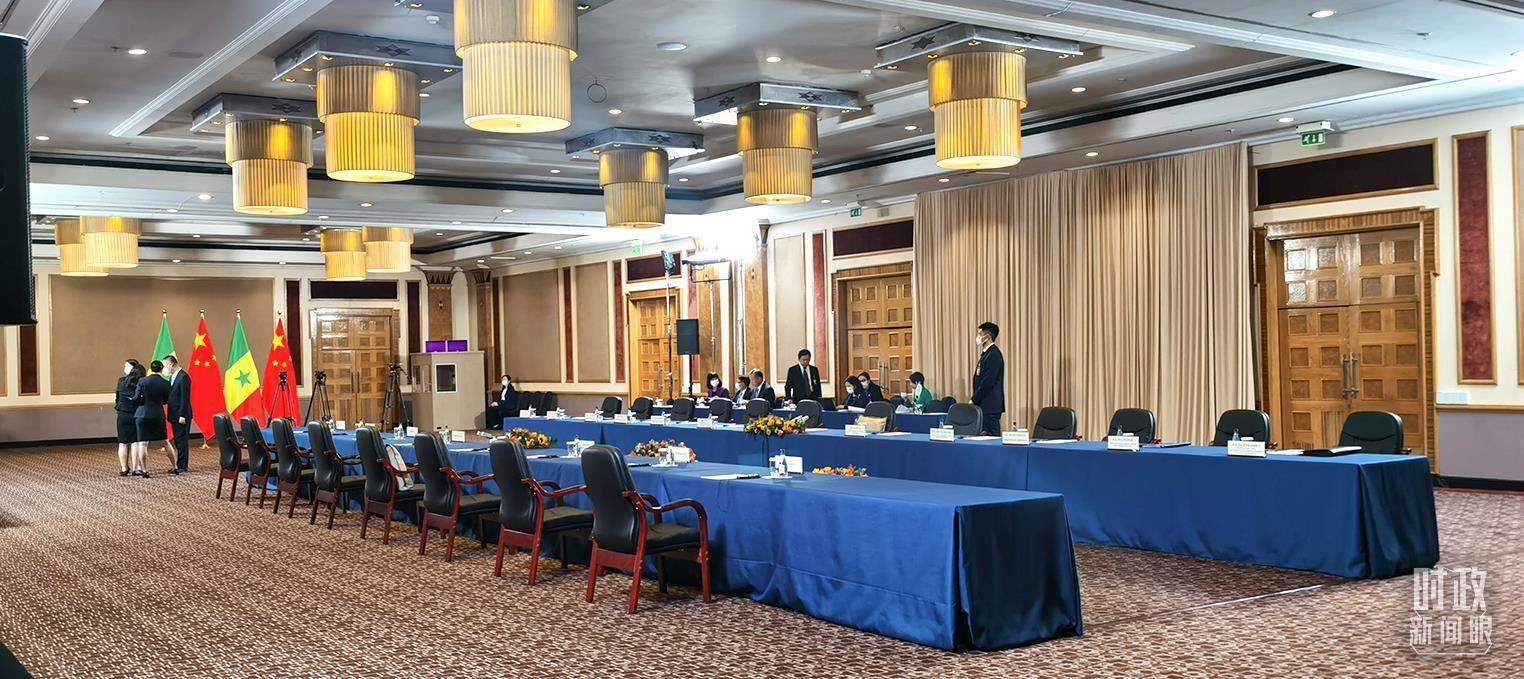 △23日下午，4場(chǎng)會(huì)見(jiàn)在這里舉行。（總臺(tái)央視記者郭鴻拍攝）