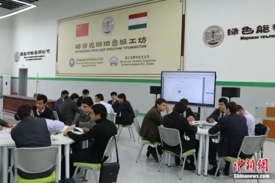 2023年4月，位于杜尚別的塔吉克斯坦魯班工坊課堂。張碩 攝