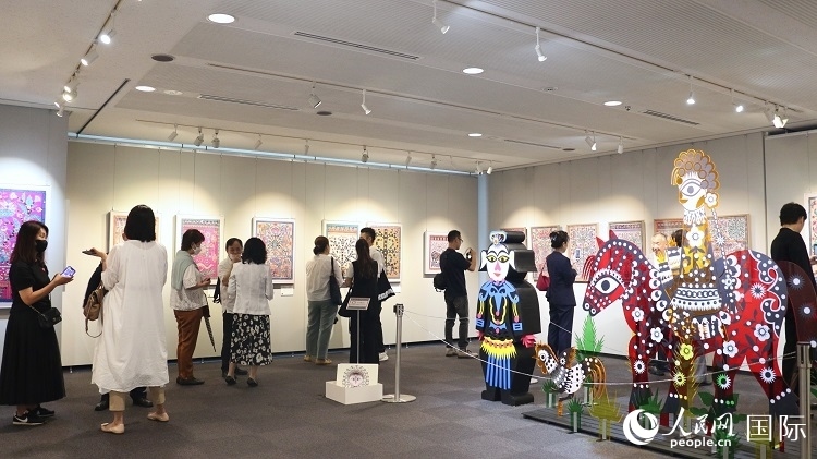 到場民眾觀看展覽。人民網(wǎng) 許可攝