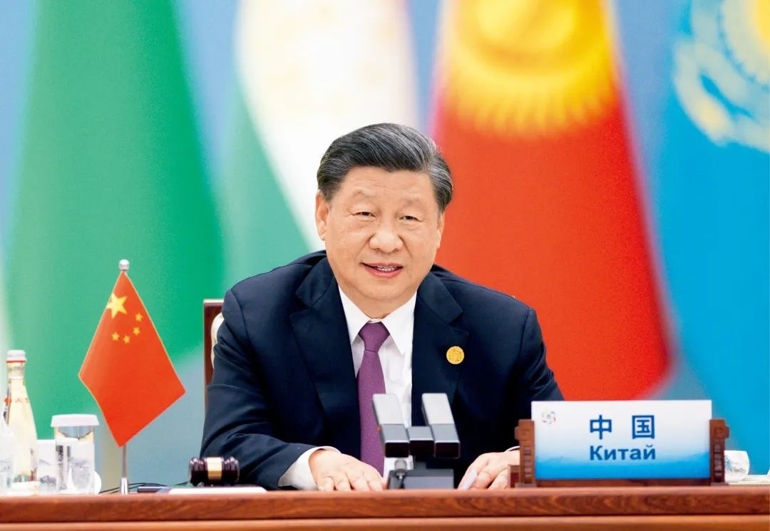 2023年5月19日上午，國家主席習(xí)近平在陜西省西安市主持首屆中國—中亞峰會并發(fā)表題為《攜手建設(shè)守望相助、共同發(fā)展、普遍安全、世代友好的中國—中亞命運共同體》的主旨講話。圖/ 新華社記者 黃敬文 攝