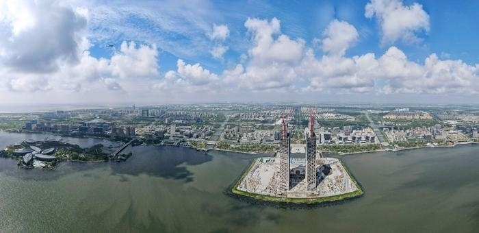 這是9月6日拍攝的中國（上海）自由貿(mào)易試驗區(qū)臨港新片區(qū)。