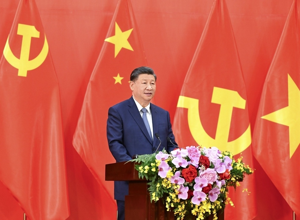 習(xí)近平總書記發(fā)表題為《賡續(xù)傳統(tǒng)友誼，開創(chuàng)中越命運(yùn)共同體建設(shè)新征程》的重要講話。