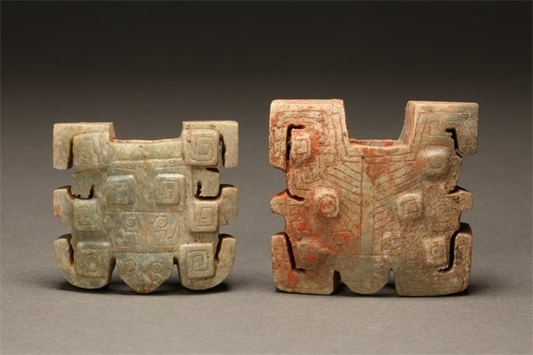 獸面形玉飾件。國(guó)家文物局供圖