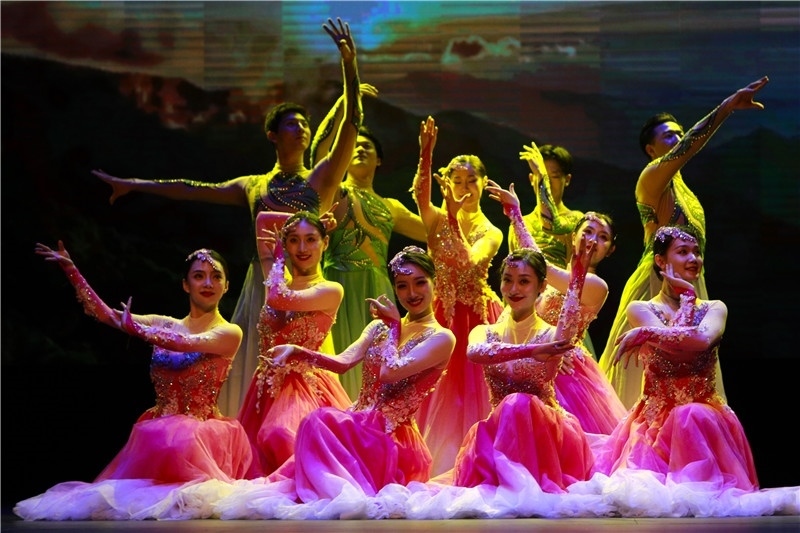 2024年“四海同春”慰僑訪演團亞太團新西蘭惠靈頓演出現(xiàn)場。圖片由陸欣讌、孟韜、葉勇提供