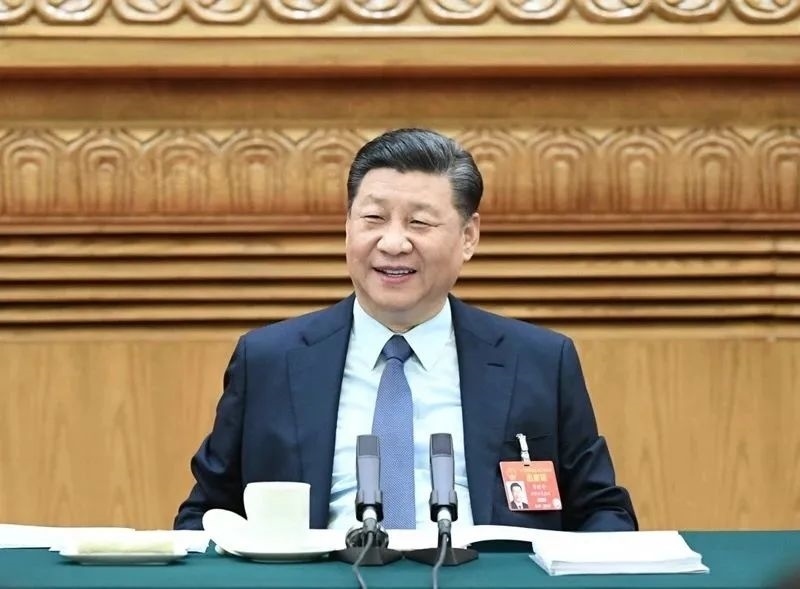 2019年3月8日，習近平參加十三屆全國人大二次會議河南代表團的審議。新華社記者 謝環(huán)馳 攝