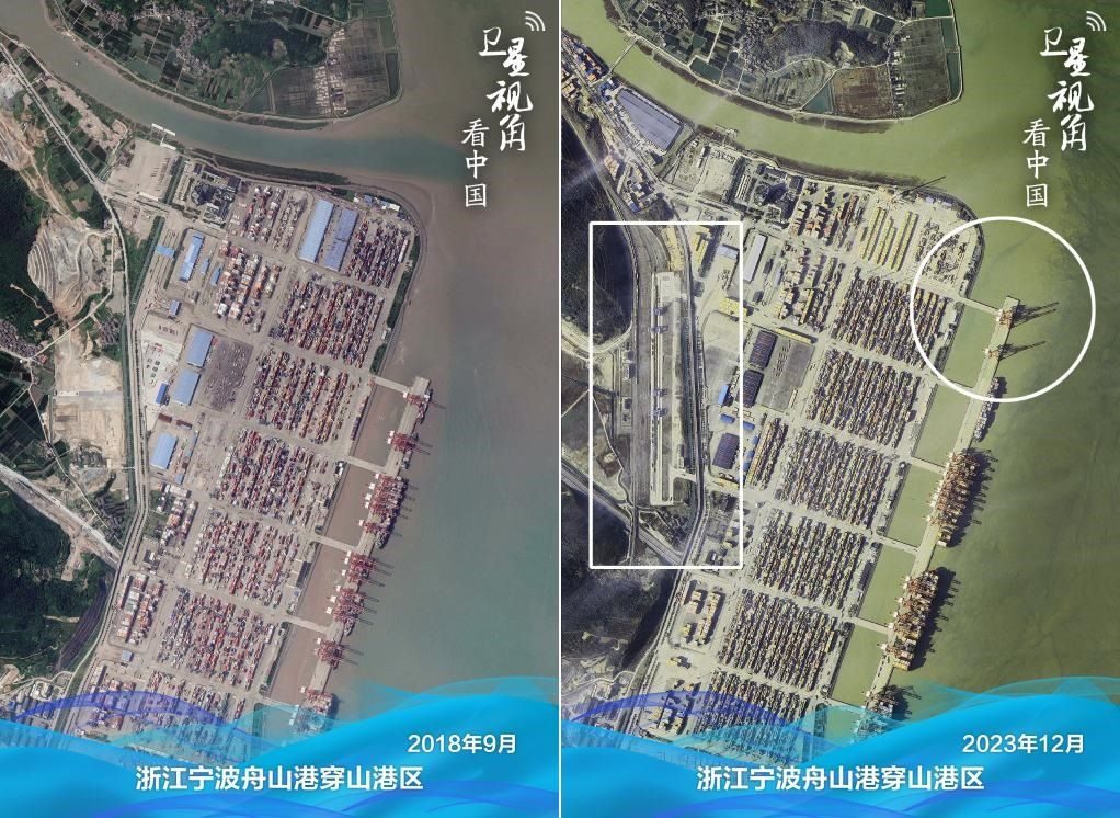 浙江寧波舟山港穿山港區(qū)新建1個(gè)泊位及鐵路穿山港站。