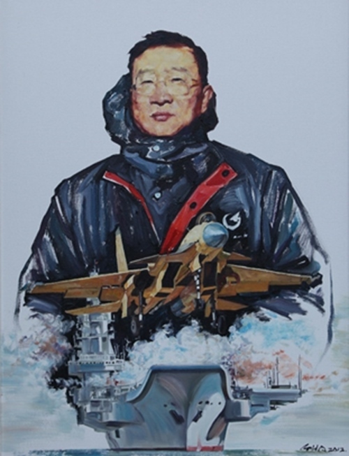 《羅陽》油畫。校方供圖