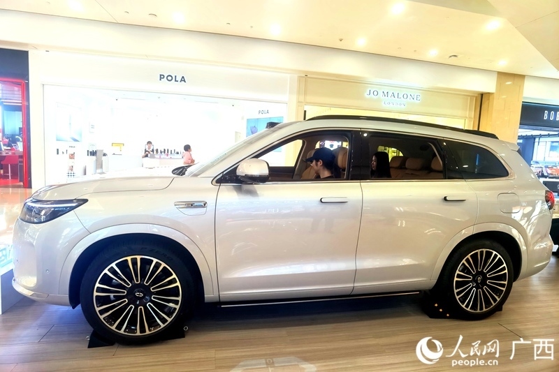  消費(fèi)者在試駕汽車。人民網(wǎng)記者 陳燕攝