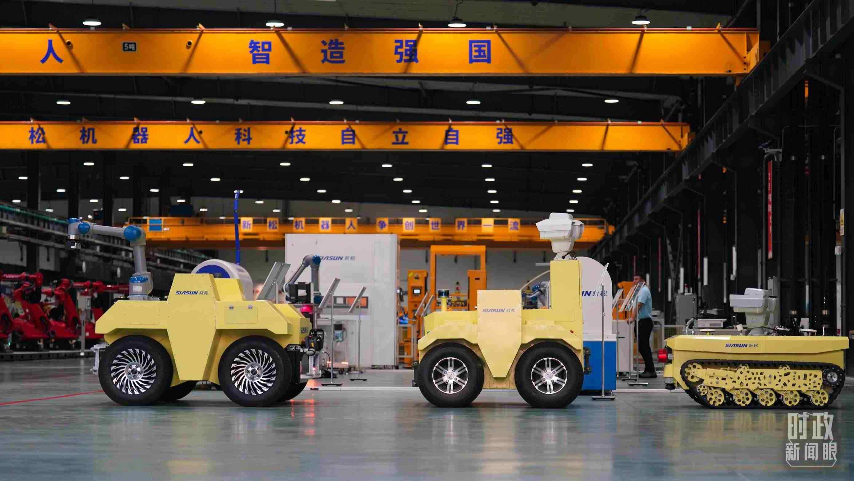 沈陽新松機(jī)器人自動(dòng)化股份有限公司車間。2022年，習(xí)近平考察這家企業(yè)，強(qiáng)調(diào)必須走自主創(chuàng)新之路。（總臺(tái)國廣記者李晉拍攝）