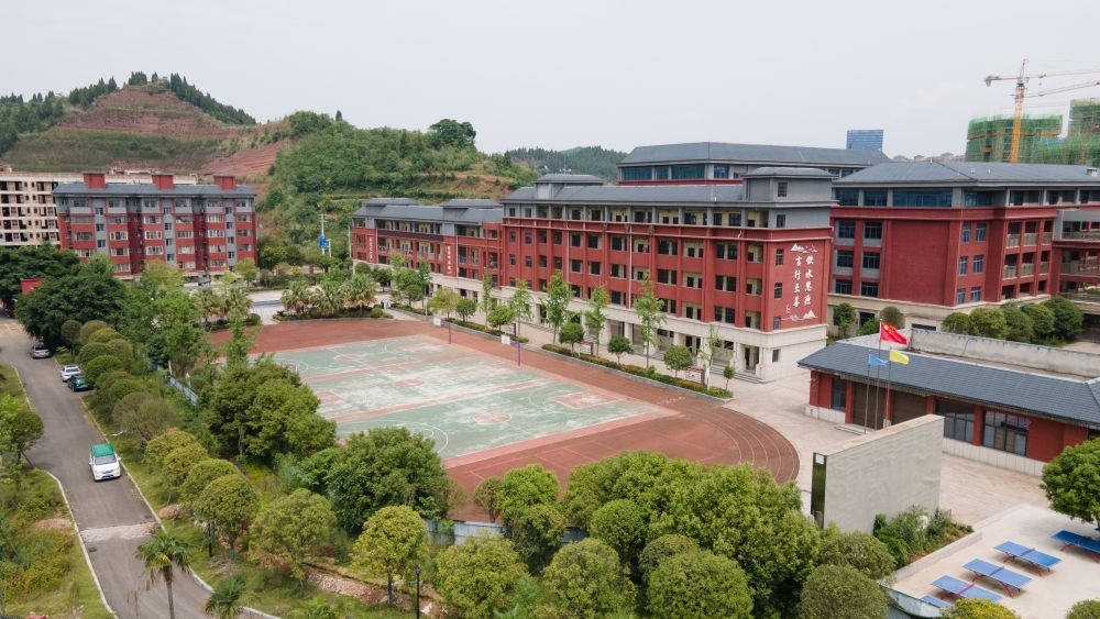 這是5月31日拍攝的之江小學(xué)校園。