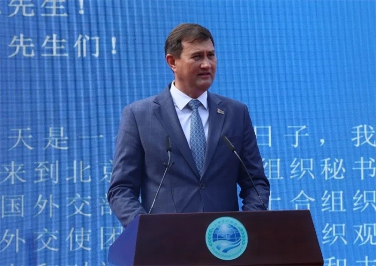 白俄羅斯外交部長(zhǎng)馬克西姆·雷任科夫出席活動(dòng)并致辭。主辦方供圖