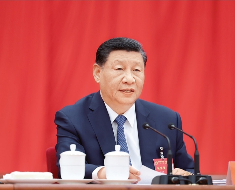 中國共產(chǎn)黨第二十屆中央委員會第三次全體會議，于2024年7月15日至18日在北京舉行。中央委員會總書記習(xí)近平作重要講話。 新華社記者 鞠鵬/攝