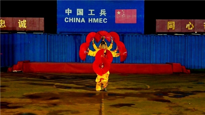 中國(guó)傳統(tǒng)文化節(jié)目表演。孫千攝