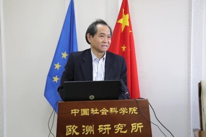 中國(guó)社會(huì)科學(xué)院歐洲研究所黨委書記、副所長(zhǎng)公茂虹主持開幕式。吳迪攝