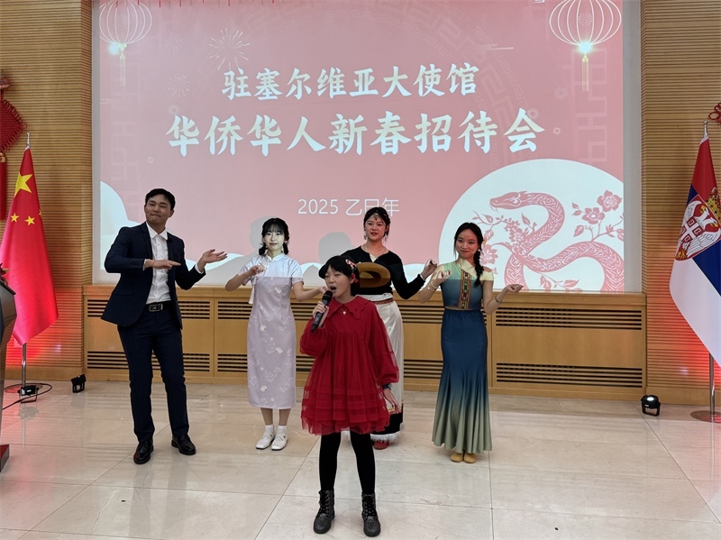 招待會(huì)現(xiàn)場(chǎng)表演。諾維薩德孔子學(xué)院供圖