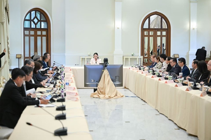 會議現(xiàn)場。泰國總理府供圖