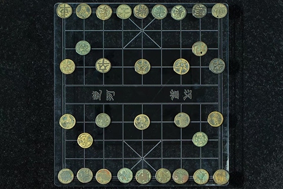宋代中國銅象棋子。主辦方供圖