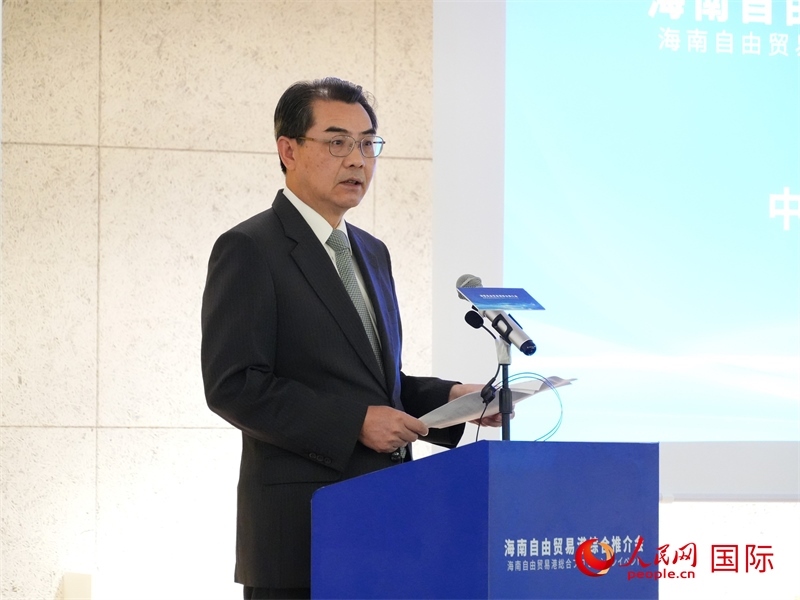 中國駐日本大使吳江浩致辭。人民網(wǎng) 許可攝