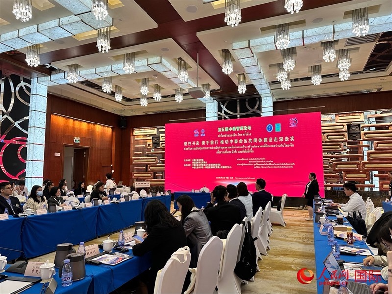 第五屆中泰智庫論壇現(xiàn)場(chǎng)。人民網(wǎng) 孫書宇攝